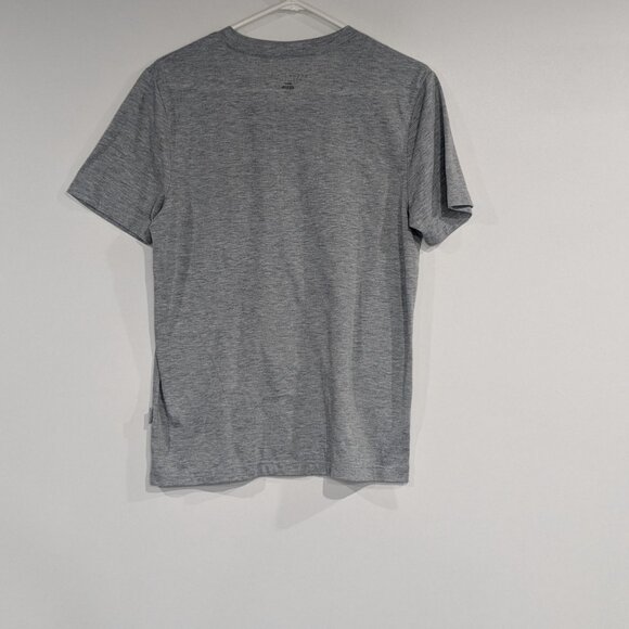 *3/$10* Perry Ellis V-Neck Tee Heathered Grey Size Small - Picture 2 of 4